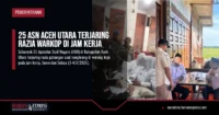 25 ASN Aceh Utara Terjaring Razia Warkop di Jam Kerja