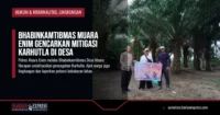 Bhabinkamtibmas Muara Enim Gencarkan Mitigasi Karhutla di Desa
