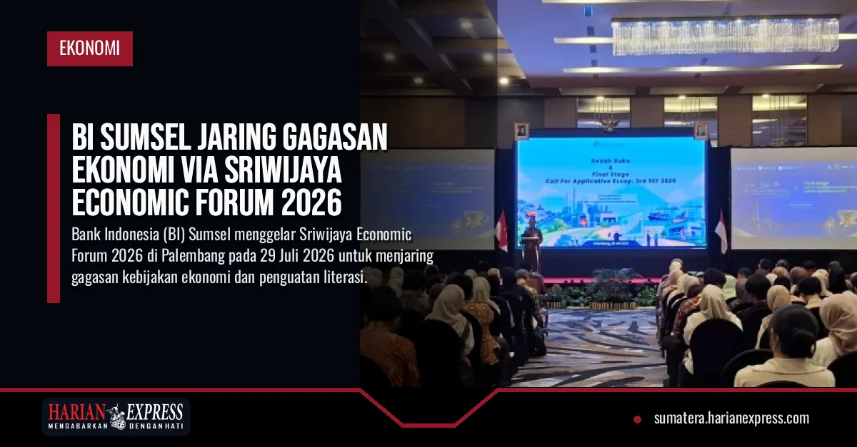 BI Sumsel Jaring Gagasan Ekonomi via Sriwijaya Economic Forum 2026