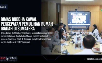 Bimas Buddha Kawal Percepatan Pemulihan Rumah Ibadah di Sumatera