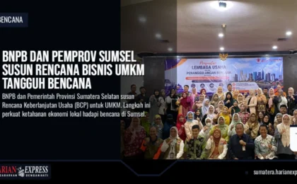 BNPB dan Pemprov Sumsel Susun Rencana Bisnis UMKM Tangguh Bencana BNPB dan Pemprov Sumsel Susun Rencana Bisnis UMKM Tangguh Bencana