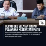 Bupati OKU Selatan Tinjau Pelayanan Kesehatan Gratis