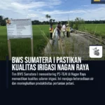 BWS Sumatera I Pastikan Kualitas Irigasi Nagan Raya
