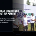 BWS Sumatera V Gelar Irigasi Bersih, Bupati JKA Perkuat Sinergi