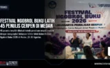 Festival Ngobrol Buku Latih 45 Penulis Cerpen di Medan