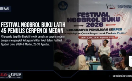Festival Ngobrol Buku Latih 45 Penulis Cerpen di Medan