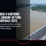 Jembatan Musi V Kantongi SLF, Tol Palembang-Betung Target Beroperasi 2026