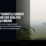 Kabut Asap Karhutla Ganggu Penerbangan dan Kualitas Udara di Palembang