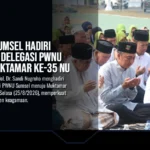 Kapolda Sumsel Hadiri Pelepasan Delegasi PWNU Menuju Muktamar ke-35 NU