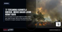 72 Tersangka Karhutla Dibekuk, Modus Bakar Lahan Hemat Biaya
