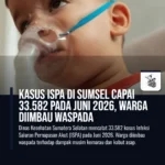 Kasus ISPA di Sumsel Capai 33.582 pada Juni 2026, Warga Diimbau Waspada