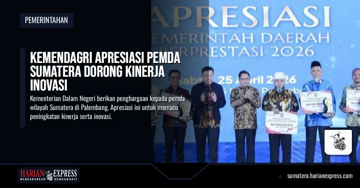 Kemendagri Apresiasi Pemda Sumatera Dorong Kinerja Inovasi