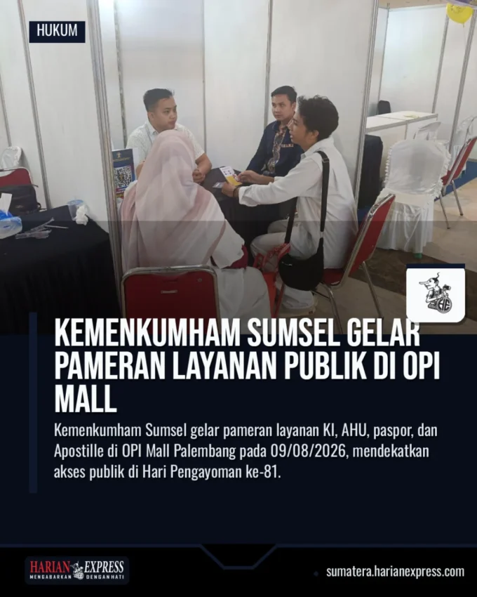 Kemenkumham Sumsel Gelar Pameran Layanan Publik di OPI Mall