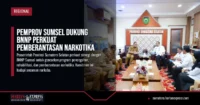 Pemprov Sumsel Dukung BNNP Perkuat Pemberantasan Narkotika
