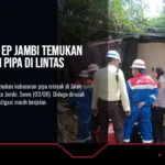 Pertamina EP Jambi Temukan Kebocoran Pipa di Lintas Sumatera
