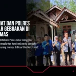 PC PMII Lahat dan Polres Lahat Gelar GEBRAKAN di Desa Ulak Mas