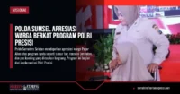 Polda Sumsel Apresiasi Warga Berkat Program Polri Presisi