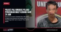 Polres PALI Ringkus Pelaku Penusukan Maut Kurang dari 24 Jam