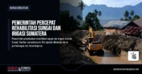 Pemerintah Percepat Rehabilitasi Sungai dan Irigasi Sumatera