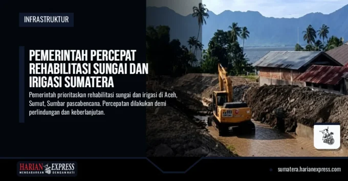 Pemerintah Percepat Rehabilitasi Sungai dan Irigasi Sumatera