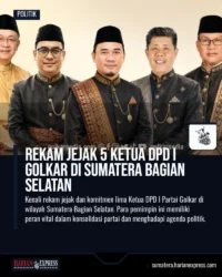 Rekam Jejak 5 Ketua DPD I Golkar di Sumatera Bagian Selatan