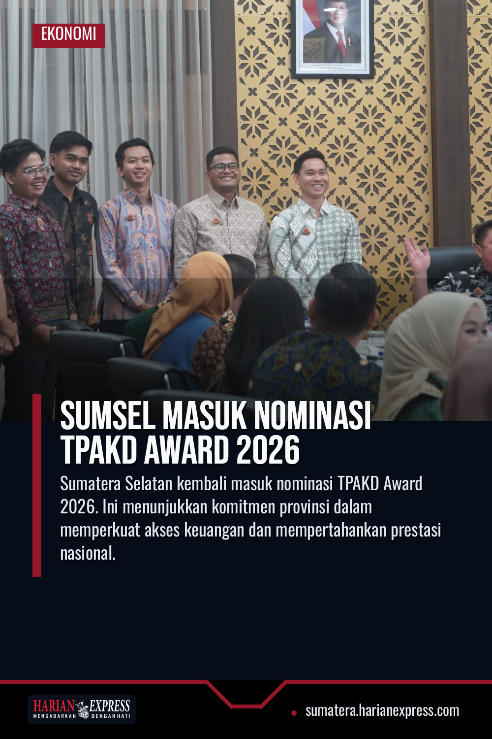 Sumsel Masuk Nominasi TPAKD Award 2026 sumsel nominasi tpakd award 2026 pinterest editorial