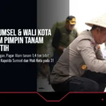 Kapolda Sumsel & Wali Kota Pagar Alam Pimpin Tanam Bawang Putih
