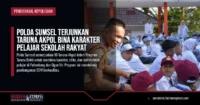 Polda Sumsel Terjunkan Taruna Akpol Bina Karakter Pelajar Sekolah Rakyat
