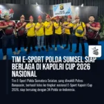 Tim E-Sport Polda Sumsel Siap Berlaga di Kapolri Cup 2026 Nasional