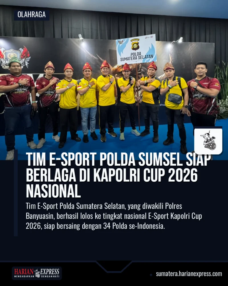 Tim E-Sport Polda Sumsel Siap Berlaga di Kapolri Cup 2026 Nasional