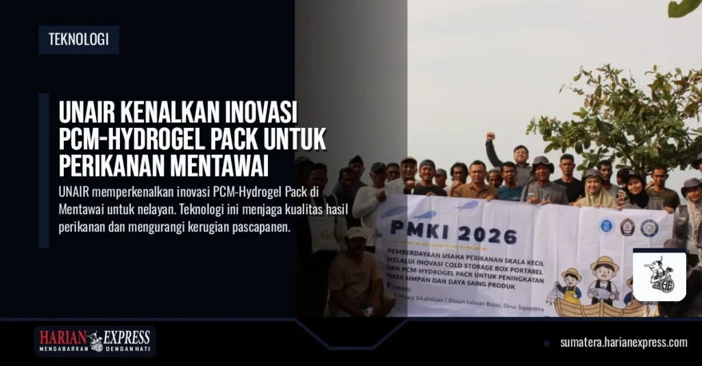 UNAIR Kenalkan Inovasi PCM-Hydrogel Pack untuk Perikanan Mentawai
