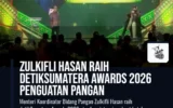 Zulkifli Hasan Raih detikSumatera Awards 2026 Penguatan Pangan