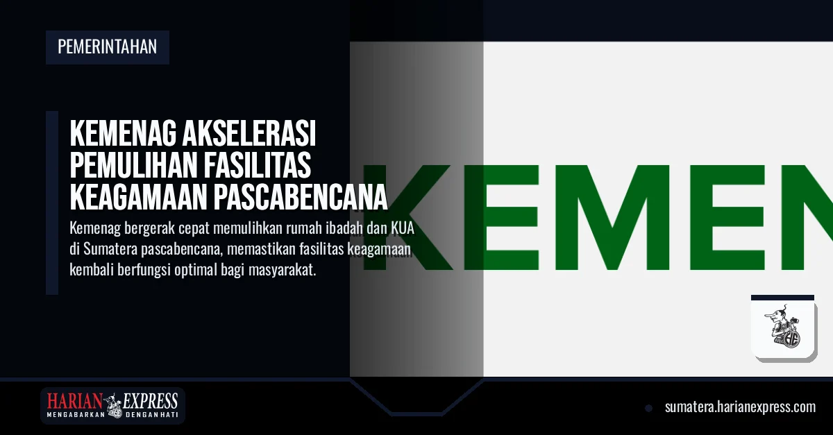 Kemenag Akselerasi Pemulihan Fasilitas Keagamaan Pascabencana