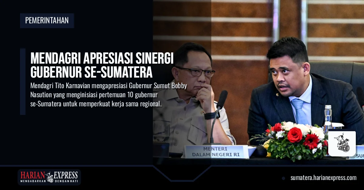 Mendagri Apresiasi Sinergi Gubernur se-Sumatera