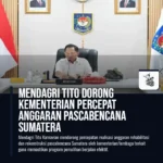 Mendagri Tito Dorong Kementerian Percepat Anggaran Pascabencana Sumatera