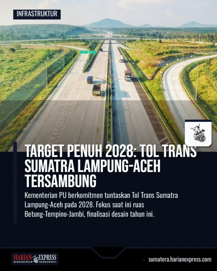 Target Penuh 2028: Tol Trans Sumatra Lampung-Aceh Tersambung